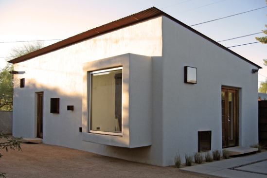residential architect  January-February 2008  workspace  Ibarra Rosano Design Architects  Tuscon, Ariz. / 
www.ibarrarosano.com   A 650-square-foot studio occupies&nbsp;the backyard of husband-and-wife architects Luis Ibarra and Teresa Rosano, RA, LEED AP.