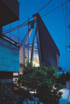 Exposed steel fabricated by client's company