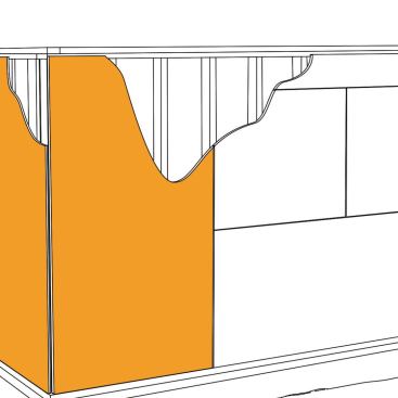 Structural Panel Bracing: By far the most common method, it uses 15/16 inch-thick plywood or OSB panels for 16 inch on-center stud spacing (3/8 inch for 24 inch o/c spacing) and extending the full height of the stud wall. The code makes no distinction between vertical or horizontal panel orientation, but high-seismic areas may require more fastener and connector details to comply.