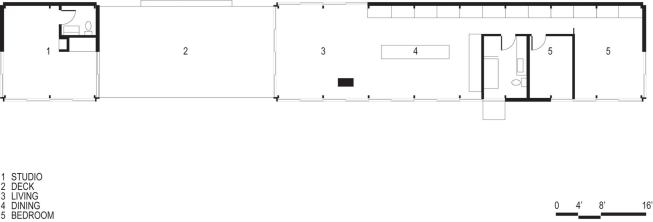 The home’s floor plan.