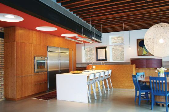 Green Kitchen in a Reborn Schoolhouse

Chicago
