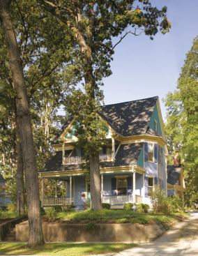 The facade of this Takoma Park, Md., Queen Anne home (circa 1902) remained the same after the 900-square-foot addition was added in back by architect Jeffery Broadhurst and remodeler David Merrick. The new interior spaces are open, light, and airy  a nice counterpoint to the Victorian spaces in the rest of the home. 