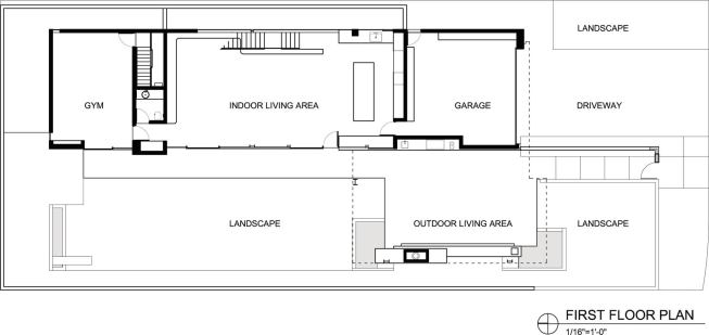 First-floor plan.