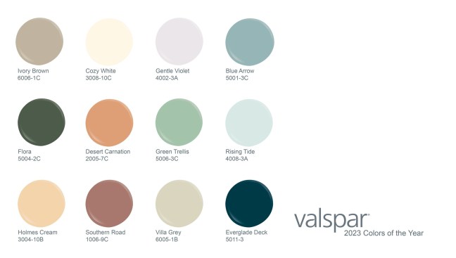 Valspar 2023 Colors of the Year