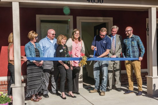 A ribbon cutting ceremony with William Lyon Homes in Colo.