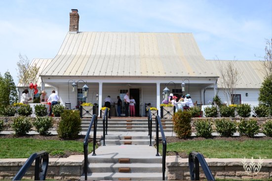 The architecture of the community buildings is based on local vernacular styles.