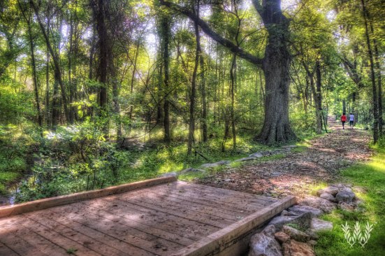 A 45-mile trail network serves walkers, runners, and cyclists.