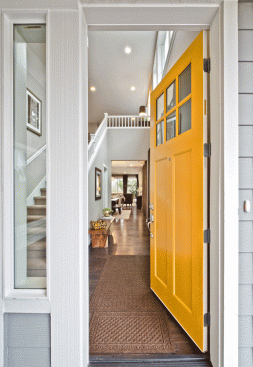 A burst of unexpected color just makes you happy.