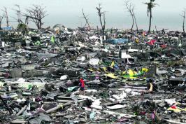 The Philippines after Super Typhoon Haiyan in November 2013